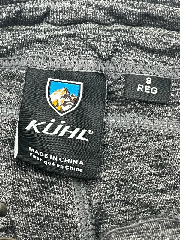 Kuhl Women's Regular Gray Heather Nylon Spandex Outdoor Hiking Pants Size 8 - Image 9