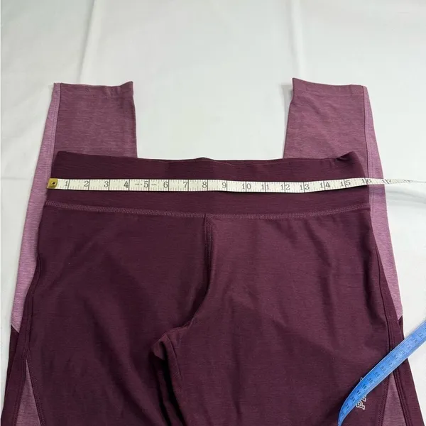 PINK Victoria's Secret Burgundy Leggings - Image 7