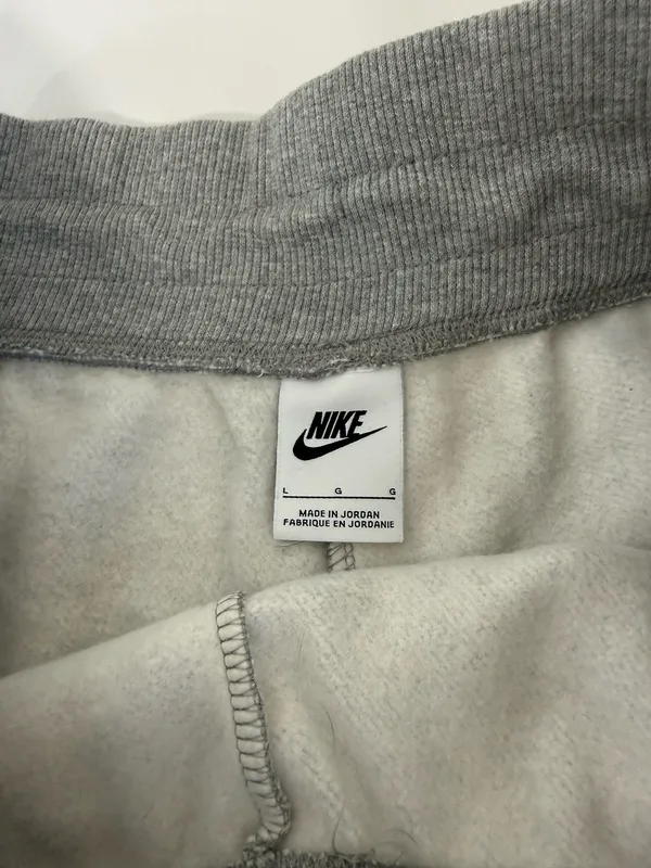 Nike Phoenix Fleece High Waisted 2” Loose Fit Shorts Light Gray - Image 10