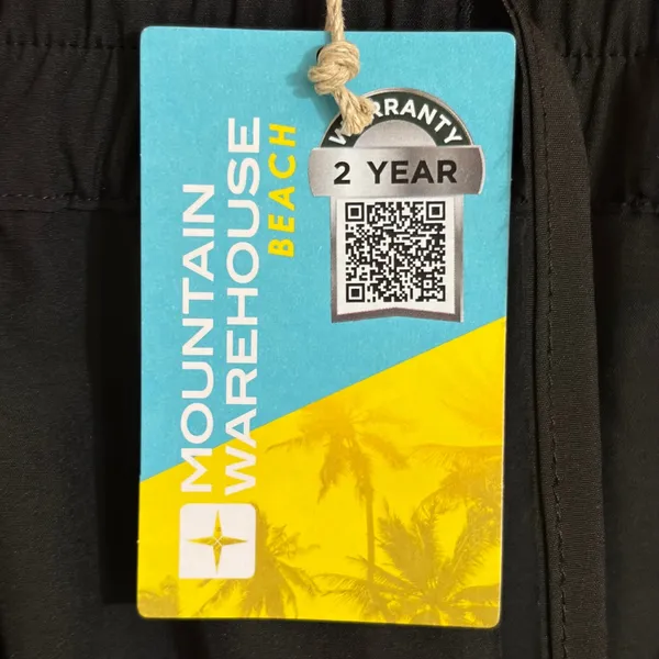 Mountain Warehouse Tide Quick Dry Shorts Black Womens 14 UPF 50+ Hiking Beach - Image 6