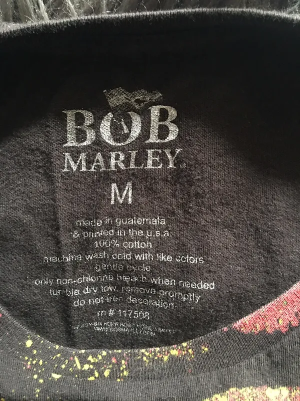 Bob Marley Woman’s T Shirt M Black Size M - Image 2
