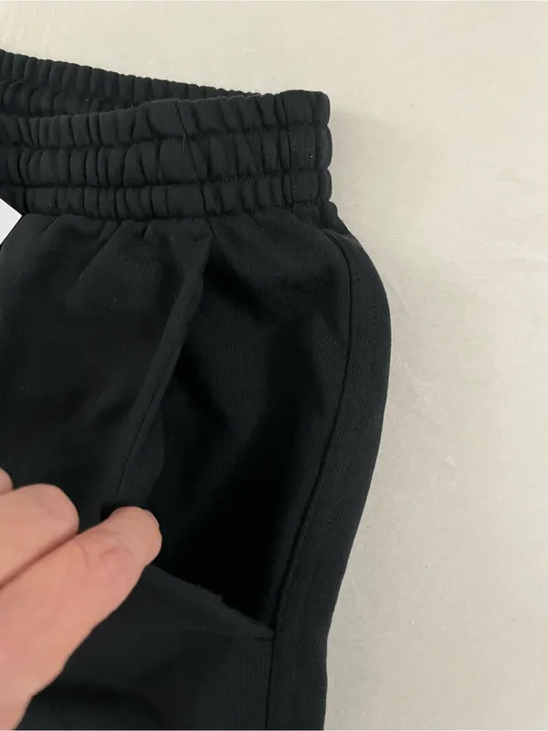 Bandier SET Black Casual Elastic Waist Short & Crewneck sweatshirt size S - Image 7