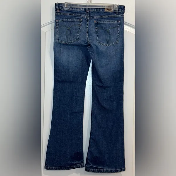 Vintage Paris Blues Bell Bottom Denim Jeans Size 7 - Image 2