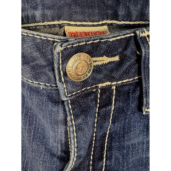 True Religion Becky Jeans Womens 30 Excellent‎ Bootcut Big T Stitching - Image 9