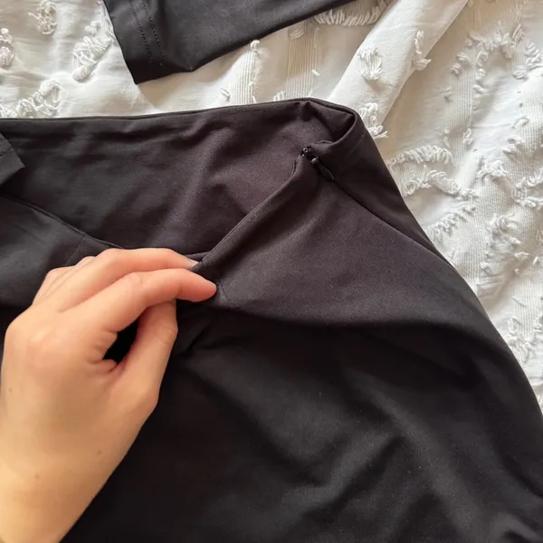 Never Worn Black S Crop Top And Skirt Set - Image 7