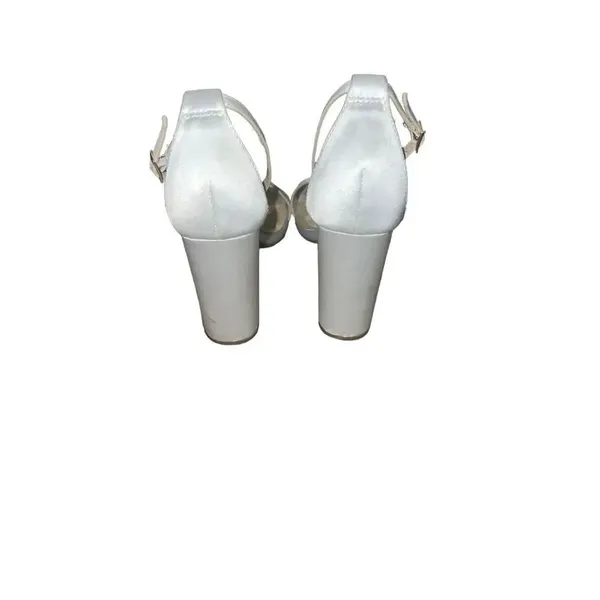 ✨Lulus Women's Taylor Ankle Strap Off White Sz 8 Heels✨ - Image 8