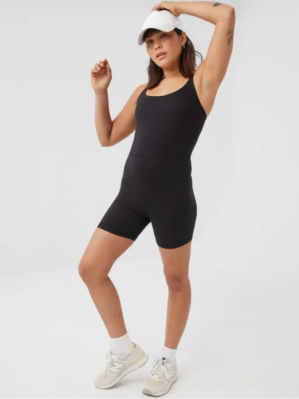 NWT OFFLINE By Aerie The Hugger Scoop 5" Romper - Image 2
