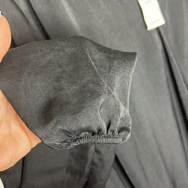 NWT  Black Faux Wrap BodySuit - Image 6