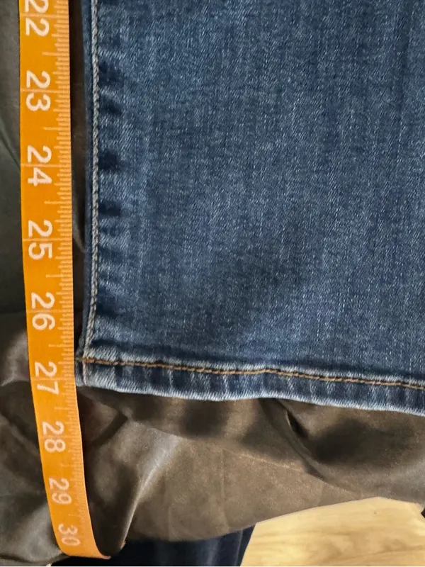 7 for all mankind Women's High-Rise Crop Skinny Jeans Dark wash plus size 32 - Image 13