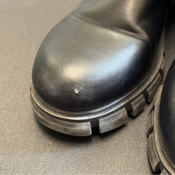 Guess Keva Booties Lugged Sole Chelsea Boots in Black - Image 14