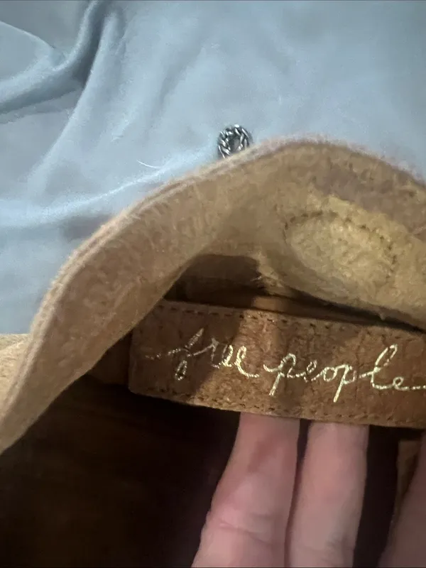 Suede Crossbody Bag in Tan Free People - Image 6