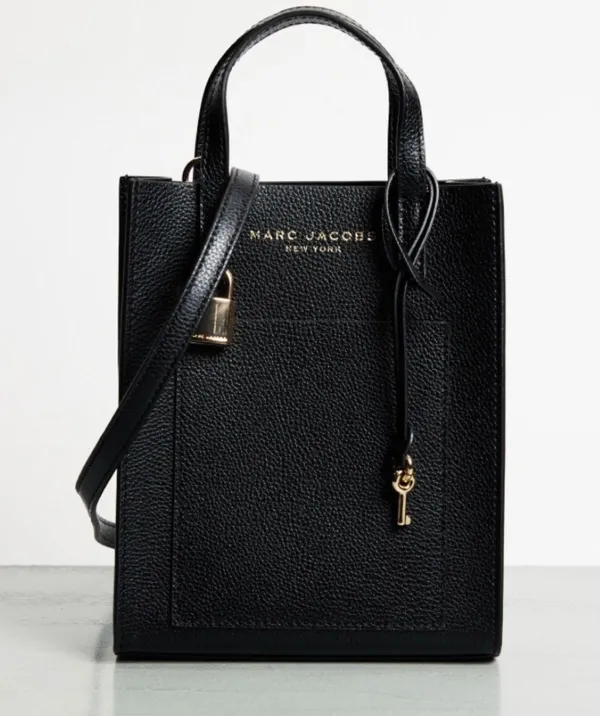 Marc Jacobs Black Leather Small Tote - Image 6