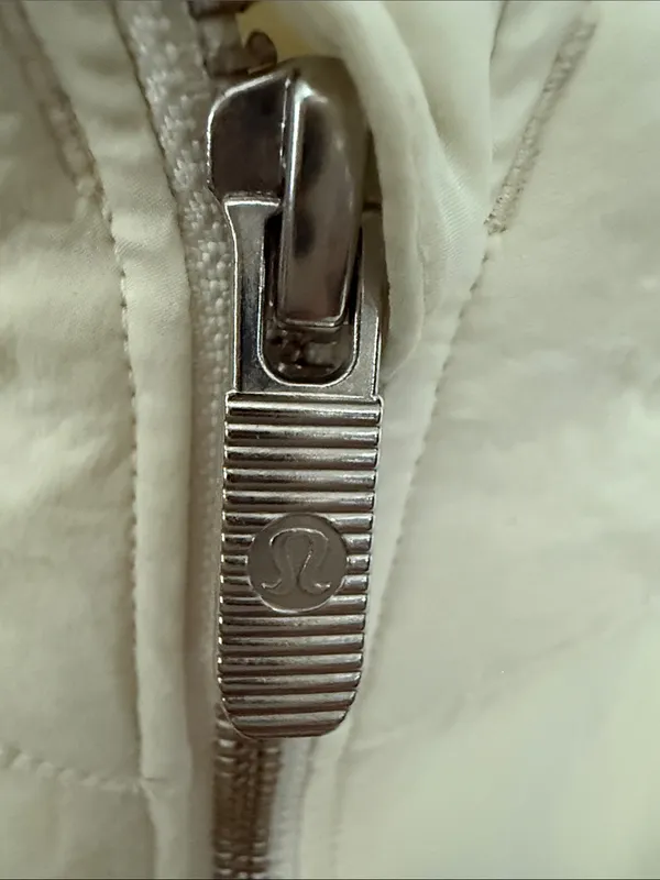 lululemon athletica Cream Peplum Zip Bomber Jacket - Image 7