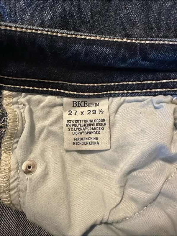 BKE Stella Slim Fit Low Rise Bootcut Jeans Size 27 Y2K Denim EUC - Image 5