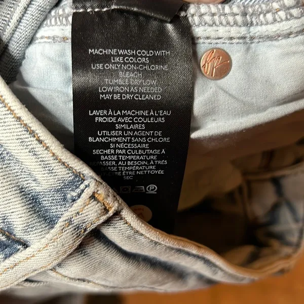 NWT Free People We The Free Raw High-Rise Skinny Jegging Jeans Acid Wash Size 27 - Image 12