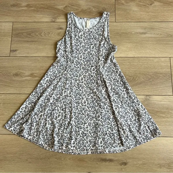 Altar’d State Leopard Print Full A-Line Sleeveless Stretch Mini Dress Small - Image 6