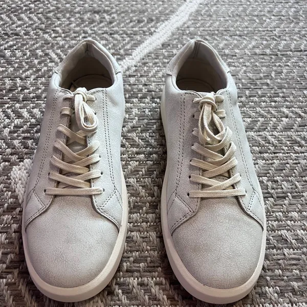 Vagabond Maya Vintage Off White Leather Sneaker Sz 38/8 - Image 4