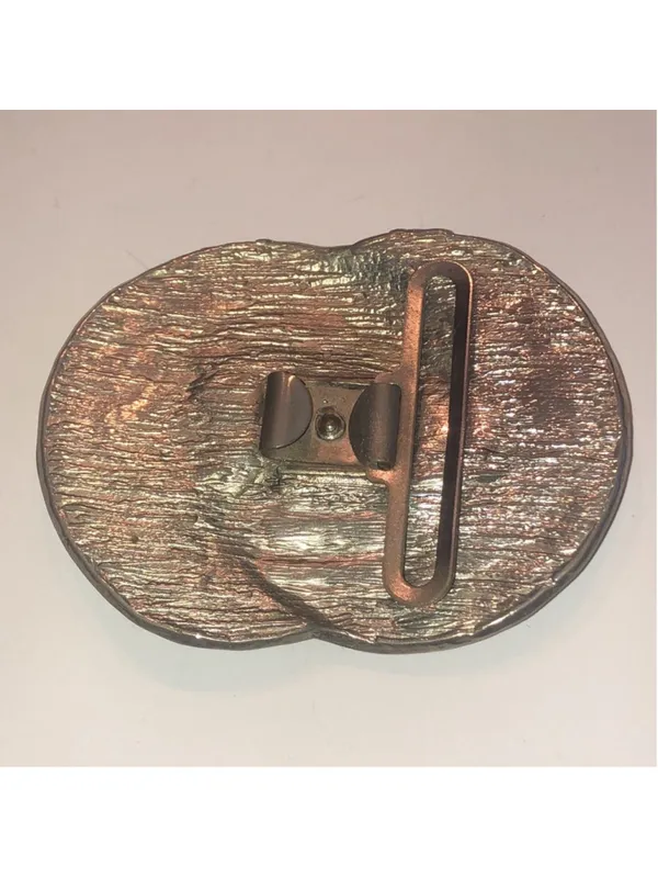 Vintage Silver Tone Western Boho Belt Buckle - Image 4