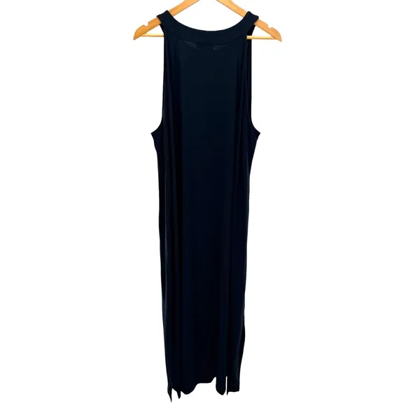 J. Jill Womens Black Sleeveless Maxi Dress Side Slits Pockets‎ 3X 2X NWT - Image 9