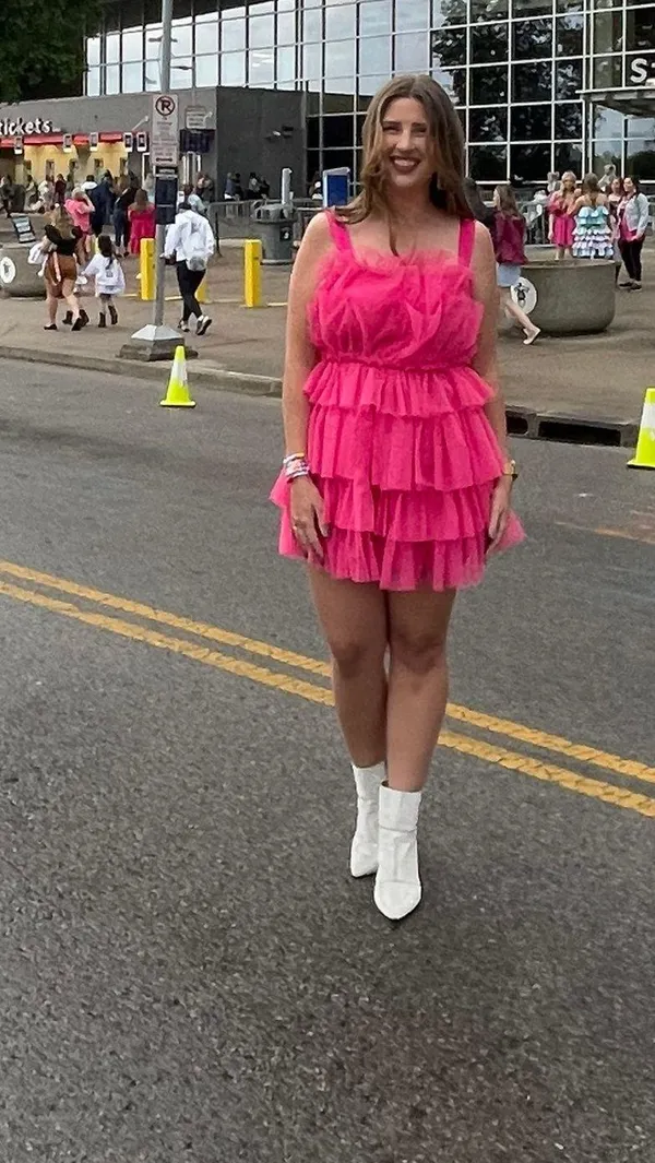 Pink Tulle Dress - Image 6