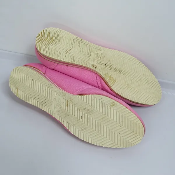 Vintage‎ Nike 80s Women's Size 7.5 Sunburst Canvas Pink Terry Inside Retro - Image 9