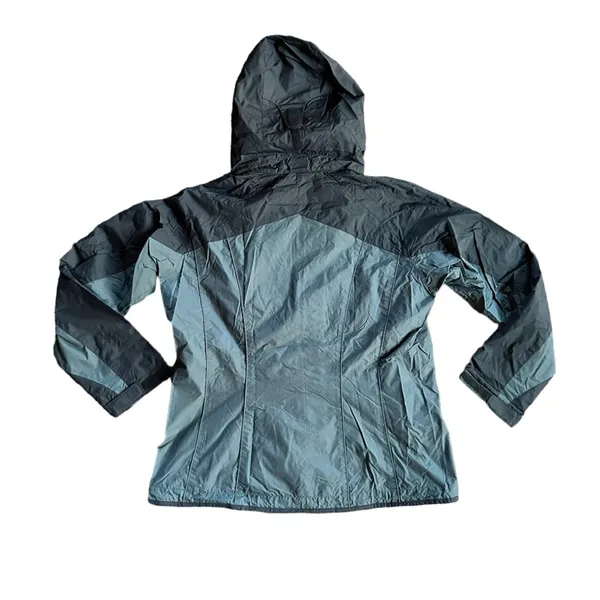 Columbia Womens Size Large Interchange Full Zip Hooded Jacket Nylon - Image 2