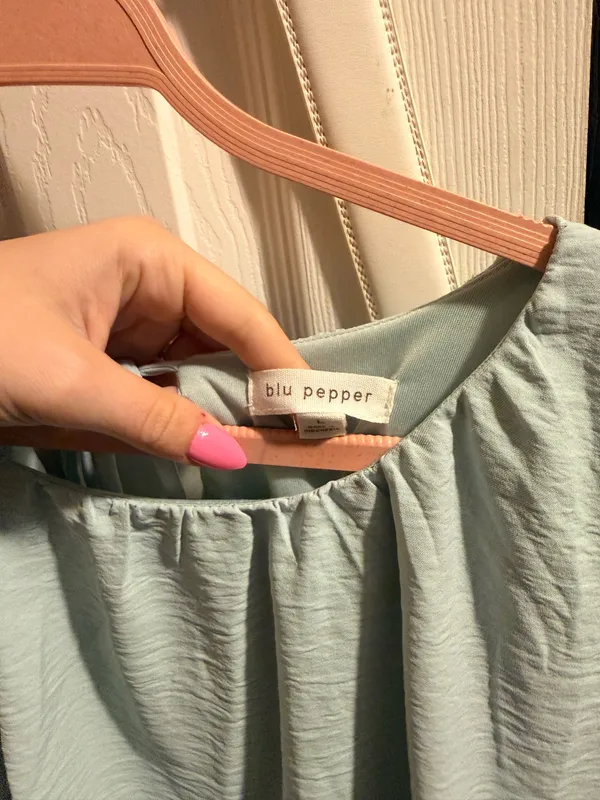 Blu Pepper Blouse Cropped - Image 3