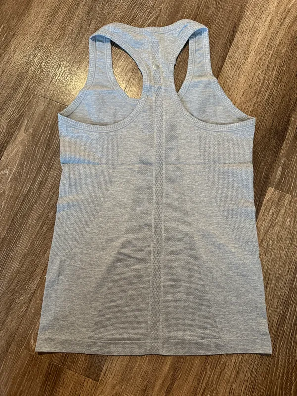 CRZ Yoga Grey Racerback Tank Top - Image 2