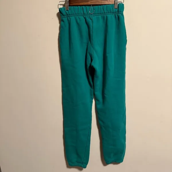 Set Active Half Zip Sweater & Sweatpants Matching Set in Palm Green- Size Small - Image 2