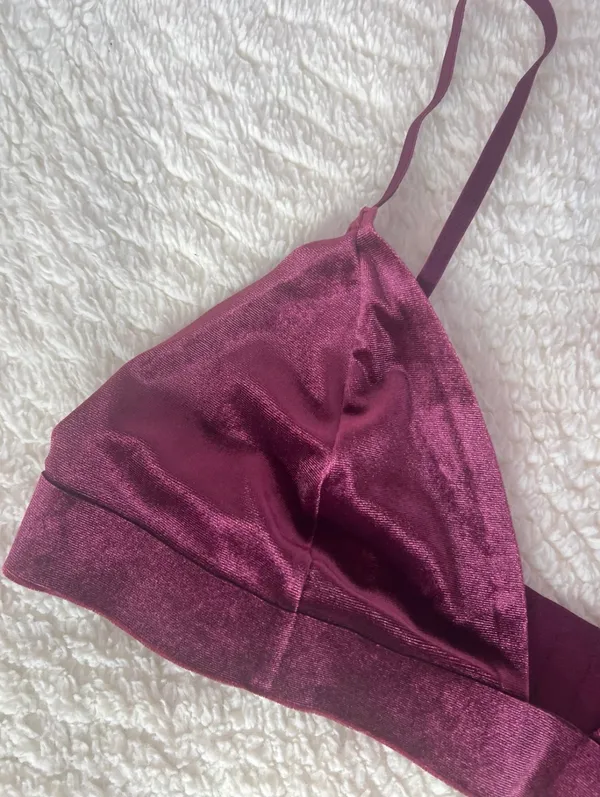 Burgundy Bralette - Image 4
