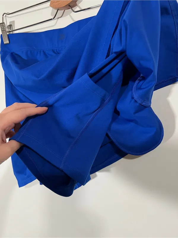 Royal Blue Athletic Skort with Pockets Size Medium Tennis Active Running - Image 7