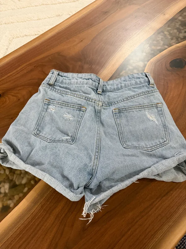 Pink Lily Denim Shorts - Image 2