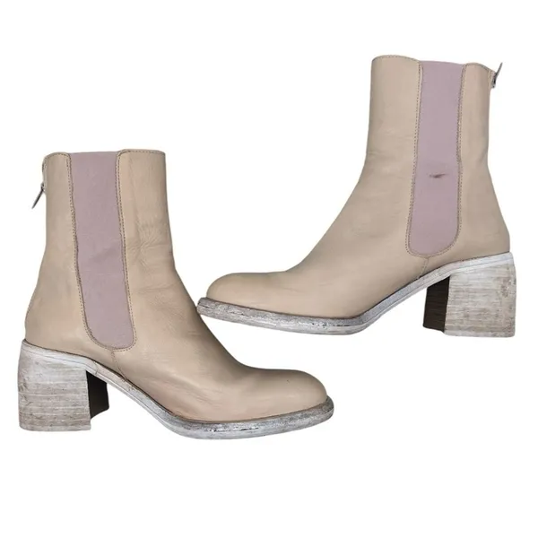 Free People Natural Leather Essential Chelsea Boot Size 9 Gently Used Boho Fall - Image 5