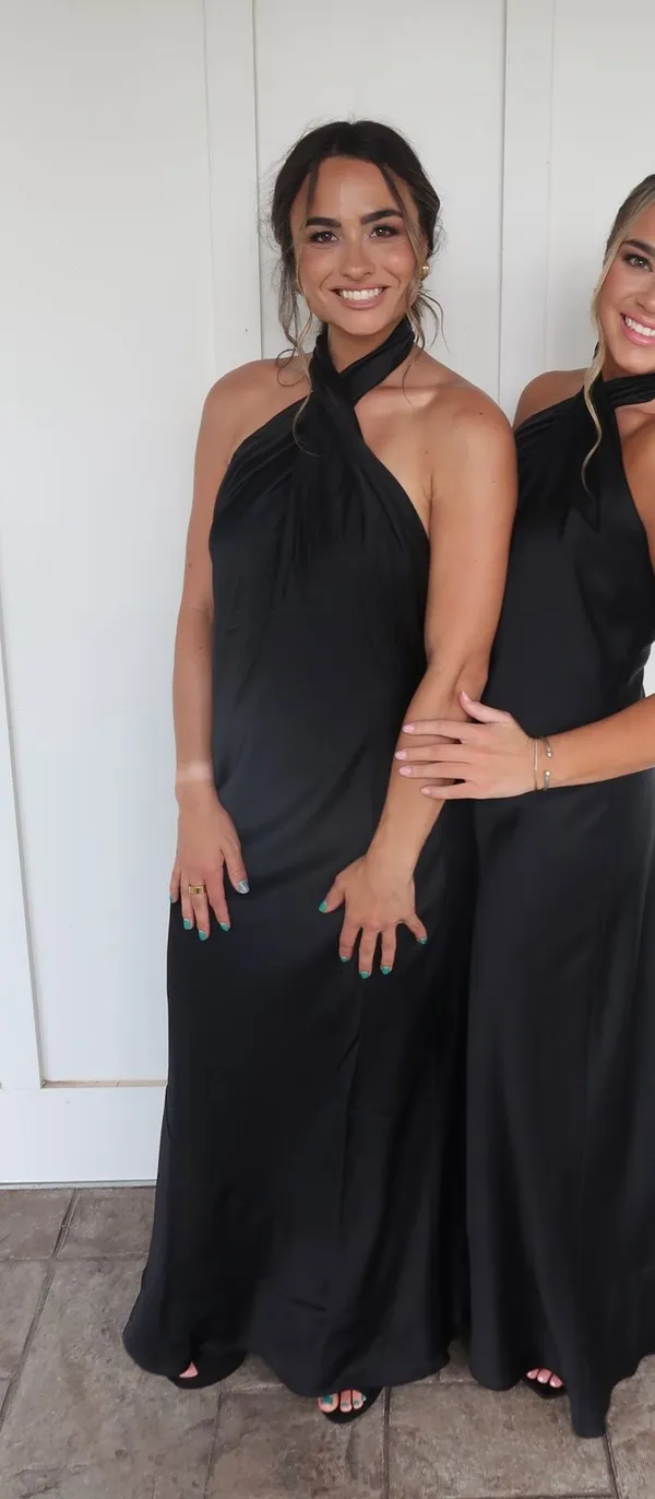 Show Me Your Mumu Black Halter Dress - Image 3