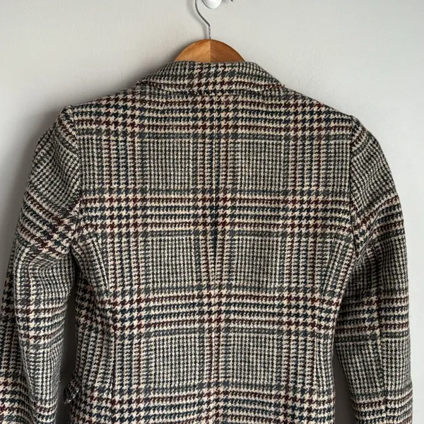 J. Crew Schoolboy Wool Houndstooth Plaid Blazer 0 - Image 8