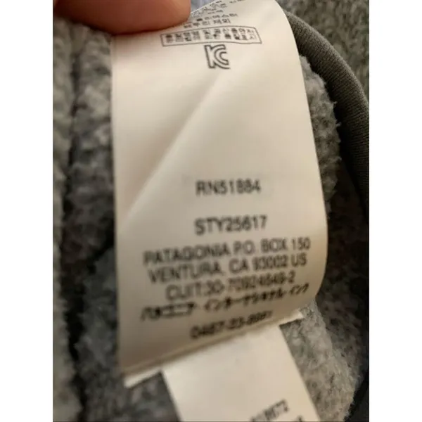 Patagonia Better Sweater 1/4 zip pullover fleece gray women's size medium 25617 - Image 5