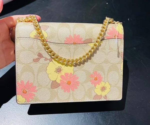 coach Mini Klare Crossbody In Signature Canvas With Floral Cluster Print ch255 - Image 5