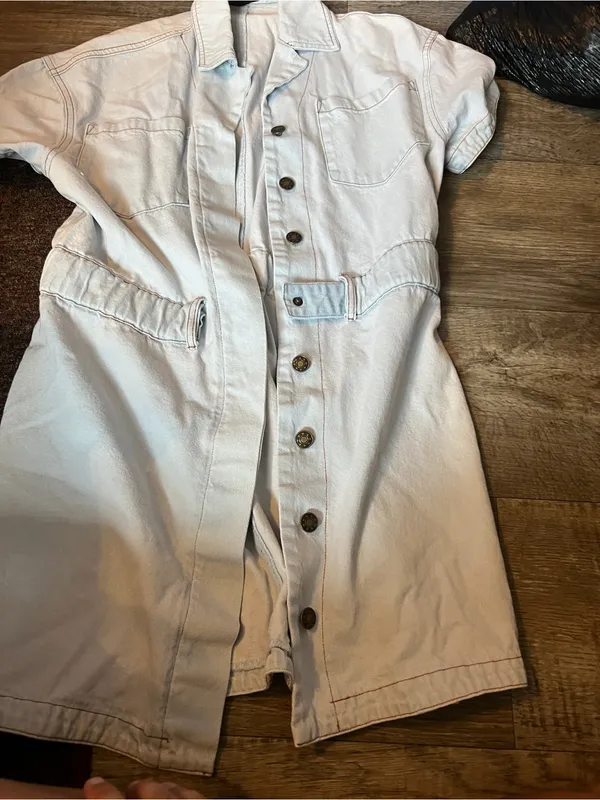 Lioness light blue denim dress size small - Image 3