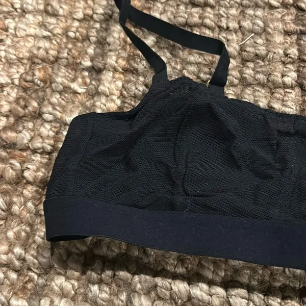 Lively Black Mesh‎ Bralette Size Medium Size L - Image 3