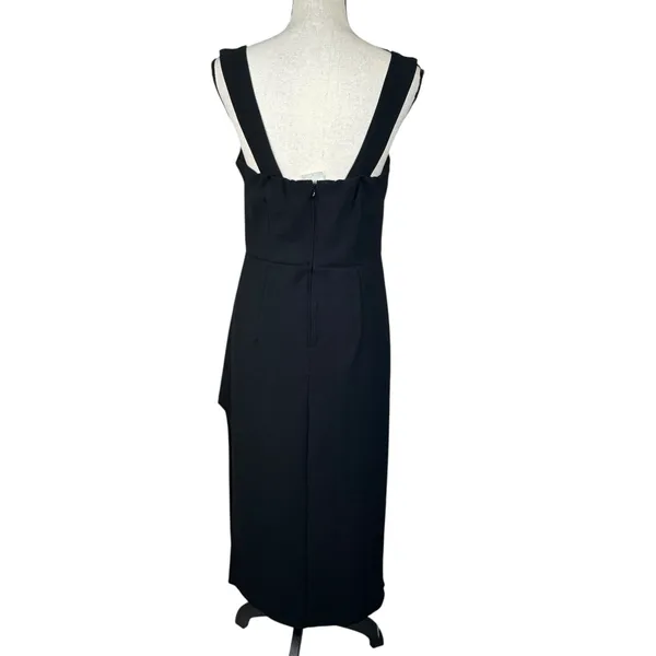 Abercrombie & Fitch Large Midi Dress Square Neck Stretch Empire Waist Sleeveless - Image 5