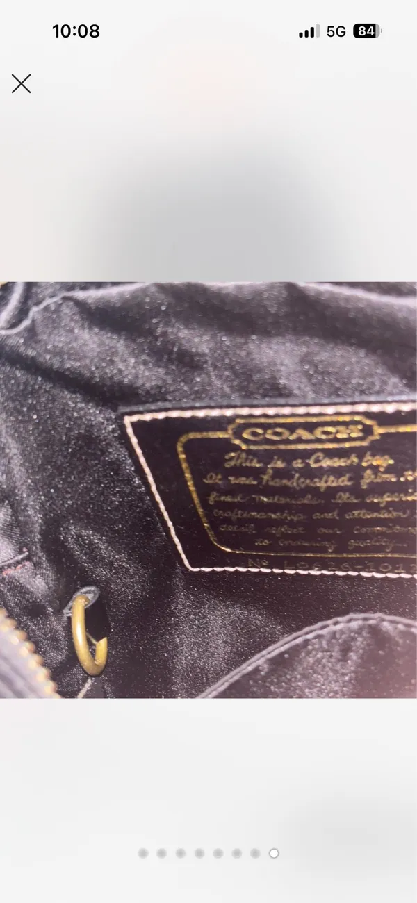 Coach vintage legacy collection camera bag - Image 8