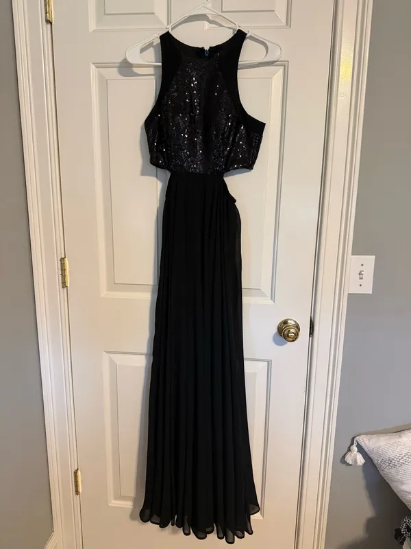 Lulu's Nothin' But Love Black Sequin Maxi Dress - Image 7