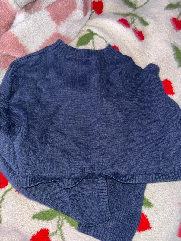 Edikted Long Sleeve Sweater Cropped - Image 3