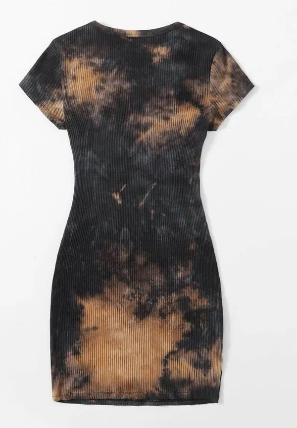 Tie Dye Bodycon Dress - Image 2