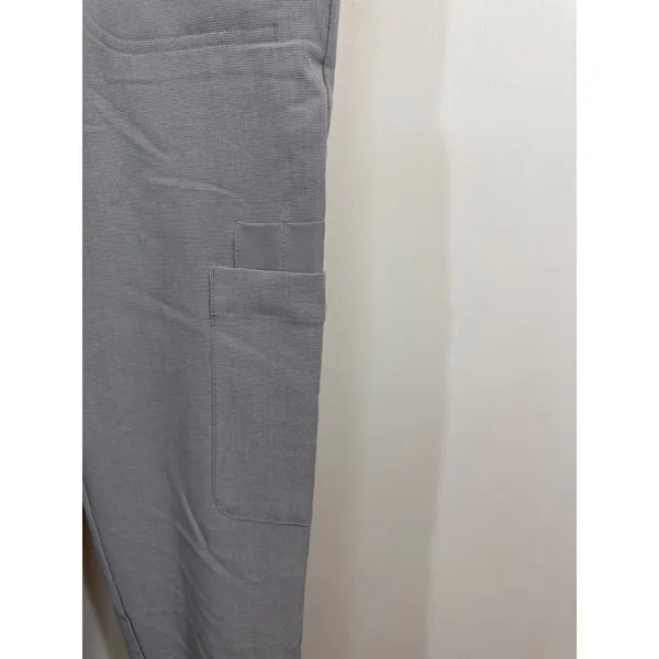 FIGS‎ Charlotte Slim Fit Scrub Pants Cargo Pockets Jogger Gray XXS NWT - Image 7