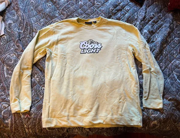 Coors Light Yellow Crewneck - Image 3