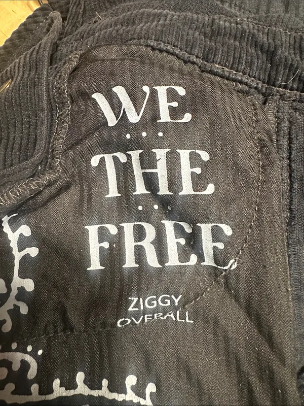 Free People Ziggy Corduroy Overalls Sz S - Image 7