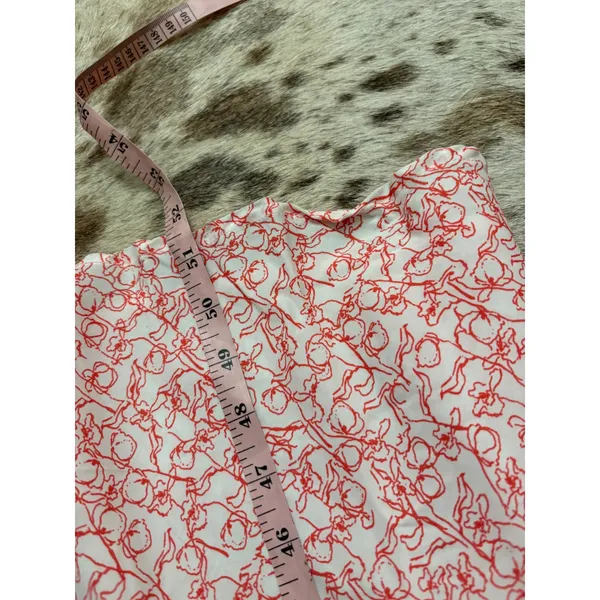 Faithfull The Brand NEW Menton Midi‎ Dress In Micro Calla Vermillion Size 6 - Image 10