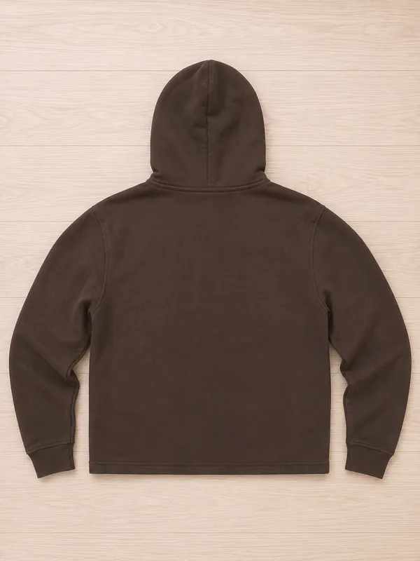 The North Face Women's Evolution Drawstring Fleece Hoodie Brown Small - Image 2