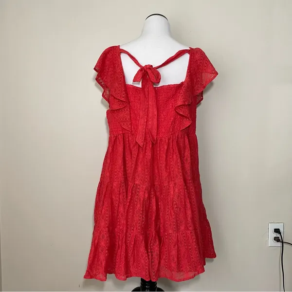 Free People Undone Lace Mini Dress - Image 7